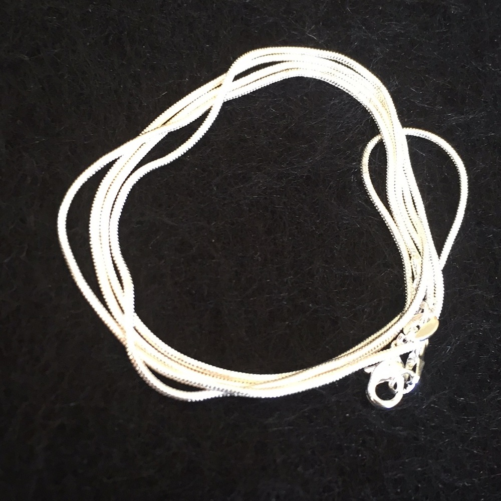 Ladies Sterling Chain Necklace, 28”